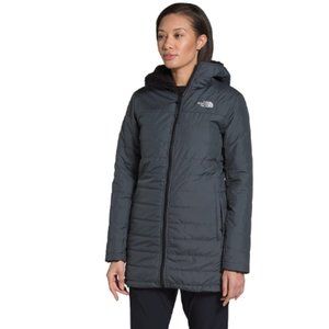 The North Face Women's Mossbud Insulated Reversible Parka, Vanadis Grey Medium